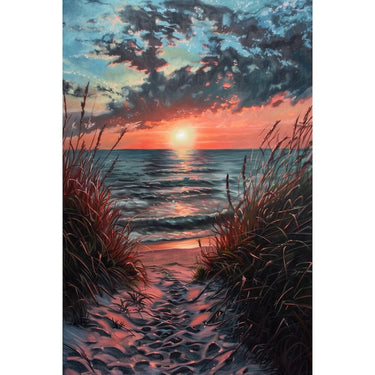 Sunset Drawing Canvas